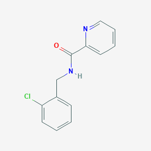 N-[(2-chlorophenyl)methyl]pyridine-2-carboxamide