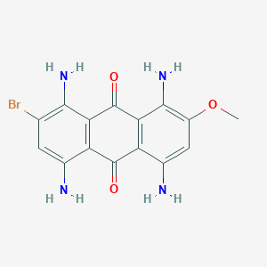 1,4,5,8-Tetraamino-2-bromo-7-methoxyanthracene-9,10-dione