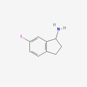 6-iodo-2,3-dihydro-1H-inden-1-amine