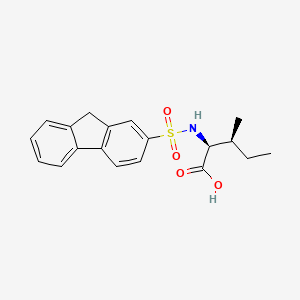 N-(9H-Fluorene-2-sulfonyl)-L-isoleucine