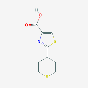 2-(Tetrahydro-2H-thiopyran-4-yl)thiazole-4-carboxylic acid