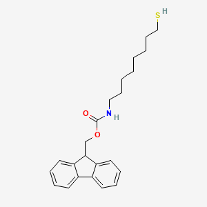 (9H-Fluoren-9-yl)methyl (8-sulfanyloctyl)carbamate