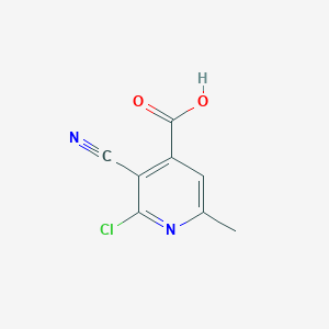 2-Chloro-3-cyano-6-methylisonicotinicacid