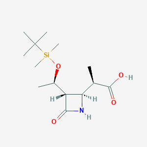 (R)-2-((2S,3S)-3-((R)-1-((tert-Butyldimethylsilyl)oxy)ethyl)-4-oxoazetidin-2-yl)propanoic acid