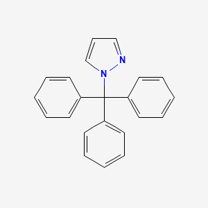 molecular formula C22H18N2 B1313025 1-三苯甲基-1H-吡唑 CAS No. 95163-43-2