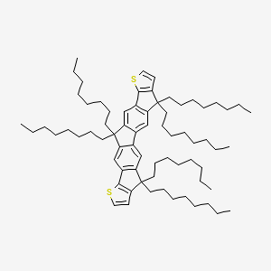 molecular formula C71H110S2 B13130273 5,5,14,14,23,23-Hexaoctyl-9,19-dithiaheptacyclo[13.10.0.02,13.04,11.06,10.017,24.018,22]pentacosa-1(25),2,4(11),6(10),7,12,15,17(24),18(22),20-decaene 