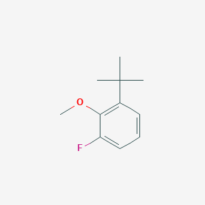 molecular formula C11H15FO B13130331 1-(tert-Butyl)-3-fluoro-2-methoxybenzene 