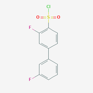 2-Fluoro-4-(3-fluorophenyl)benzenesulfonyl chloride