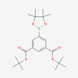 Ditert-butyl 5-(4,4,5,5-tetramethyl-1,3,2-dioxaborolan-2-yl)benzene-1,3-dicarboxylate