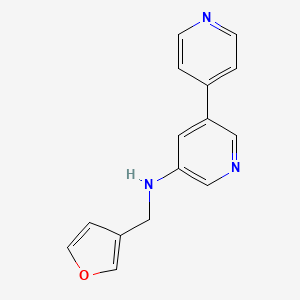 [3,4'-Bipyridin]-5-amine, N-(3-furanylmethyl)-