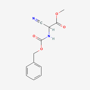 Methyl 2-(((benzyloxy)carbonyl)amino)-2-cyanoacetate