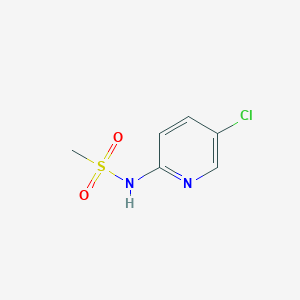 molecular formula C6H7ClN2O2S B13130395 N-(5-chloropyridin-2-yl)methanesulfonamide 