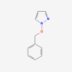 molecular formula C10H10N2O B1313041 1H-Pyrazole, 1-(phenylmethoxy)- CAS No. 100159-47-5