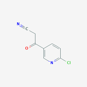 B1313042 3-(6-Chloropyridin-3-YL)-3-oxopropanenitrile CAS No. 314267-78-2