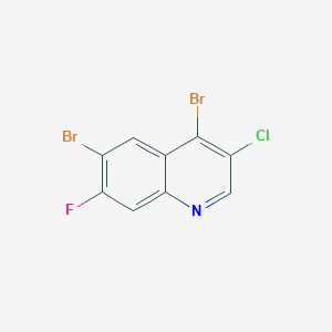 4,6-Dibromo-3-chloro-7-fluoroquinoline