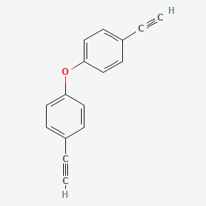 molecular formula C16H10O B1313046 4,4'-オキシビス(エチニルベンゼン) CAS No. 21368-80-9