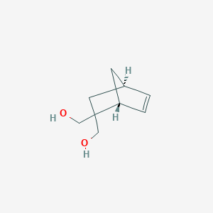 molecular formula C9H14O2 B13130549 rel-(1R,4R)-Bicyclo[2.2.1]hept-5-ene-2,2-diyldimethanol 