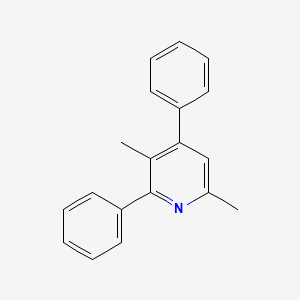 molecular formula C19H17N B13130580 3,6-Dimethyl-2,4-diphenylpyridine 