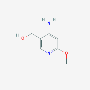 molecular formula C7H10N2O2 B13130589 (4-Amino-6-methoxypyridin-3-yl)methanol 