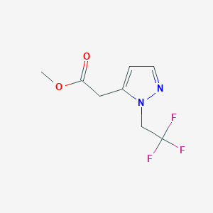 Methyl 2-(1-(2,2,2-trifluoroethyl)-1H-pyrazol-5-yl)acetate