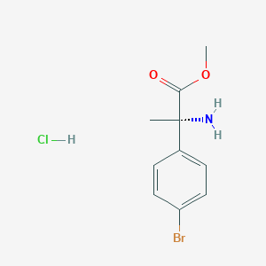 Methyl(S)-2-amino-2-(4-bromophenyl)propanoatehydrochloride