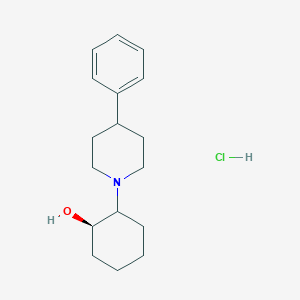 (1R)-2-(4-phenylpiperidin-1-yl)cyclohexanol hydrochloride