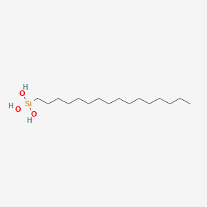 molecular formula C16H36O3Si B13130632 Hexadecylsilanetriol CAS No. 171194-90-4