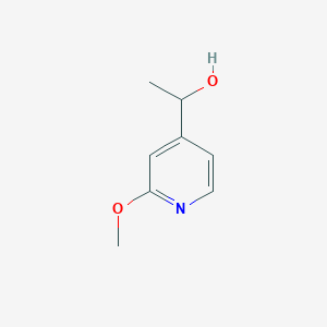 molecular formula C8H11NO2 B13130669 1-(2-Methoxypyridin-4-yl)ethanol 