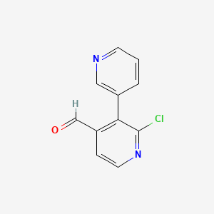 2-Chloro-[3,3'-bipyridine]-4-carbaldehyde