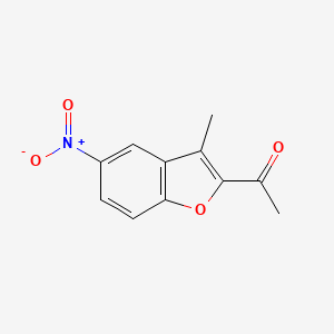 1-(3-Methyl-5-nitrobenzofuran-2-yl)ethanone