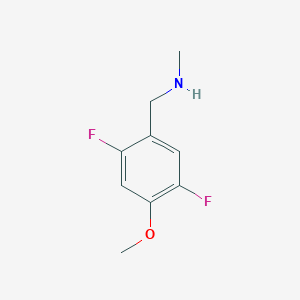 1-(2,5-Difluoro-4-methoxyphenyl)-N-methylmethanamine