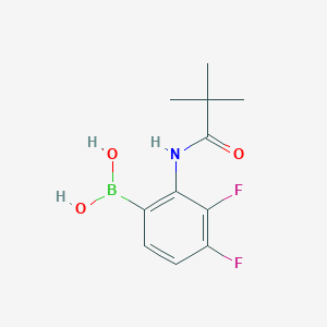 (3,4-Difluoro-2-pivalamidophenyl)boronic acid