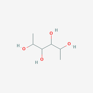 molecular formula C6H14O4 B13130759 Hexane-2,3,4,5-tetraol 