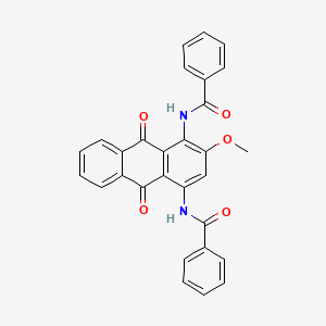 N,N'-(9,10-Dihydro-2-methoxy-9,10-dioxoanthracene-1,4-diyl)bis(benzamide)