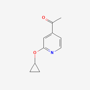 1-(2-Cyclopropoxypyridin-4-yl)ethanone