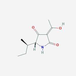 rel-(R)-3-Acetyl-5-((R)-sec-butyl)-4-hydroxy-1H-pyrrol-2(5H)-one