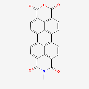 18-methyl-7-oxa-18-azaheptacyclo[14.6.2.22,5.03,12.04,9.013,23.020,24]hexacosa-1(23),2,4,9,11,13,15,20(24),21,25-decaene-6,8,17,19-tetrone