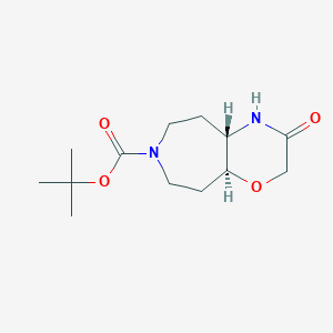 tert-Butyl (4aS,9aS)-3-oxooctahydro-[1,4]oxazino[2,3-d]azepine-7(2H)-carboxylate