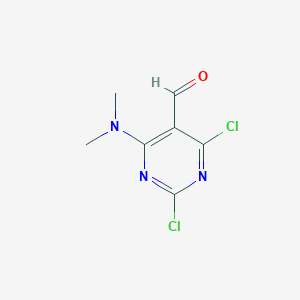 2,4-Dichloro-6-(dimethylamino)pyrimidine-5-carbaldehyde