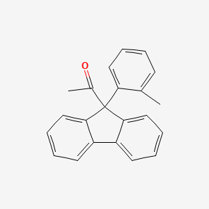 1-[9-(2-Methylphenyl)-9H-fluoren-9-YL]ethan-1-one