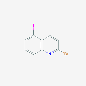 molecular formula C9H5BrIN B13130923 2-Bromo-5-iodoquinoline 