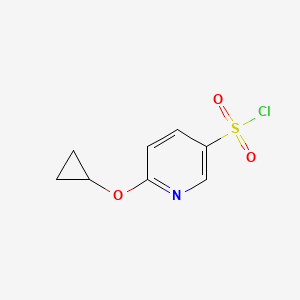 6-Cyclopropoxypyridine-3-sulfonylchloride