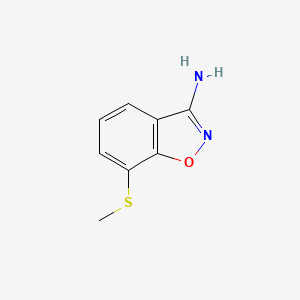 7-(Methylthio)benzo[d]isoxazol-3-amine