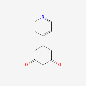 molecular formula C11H11NO2 B1313099 5-Pyridin-4-ylcyclohexane-1,3-dione CAS No. 75618-39-2