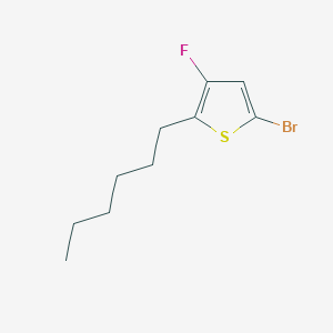 5-Bromo-3-fluoro-2-hexylthiophene