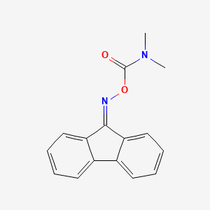 (Dimethylamino)[(9h-fluoren-9-ylideneamino)oxy]methanone