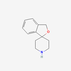 molecular formula C12H15NO B1313108 3H-螺[2-苯并呋喃-1,4'-哌啶] CAS No. 38309-60-3