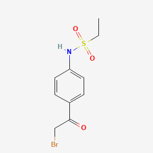 N-(4-(2-bromoacetyl)phenyl)ethanesulfonamide