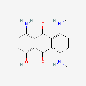 1-Amino-4-hydroxy-5,8-bis(methylamino)anthraquinone