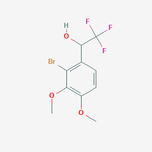 1-(2-Bromo-3,4-dimethoxyphenyl)-2,2,2-trifluoroethanol